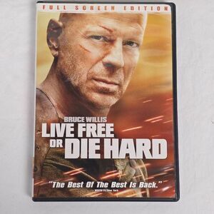Live Free or Die Hard DVD Bruce Willis Full Screen